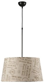 Lustră pe cablu ONLI MAIDA 1xE27/15W/230V d. 50 cm maro