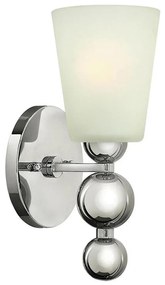 Hinkley HK-ZELDA1-PN - Aplica de perete ZELDA, 1xE27/60W/230V, crom lucios