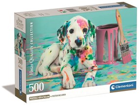 Câine Dalmatian Puzzle de 500 de piese Clementoni