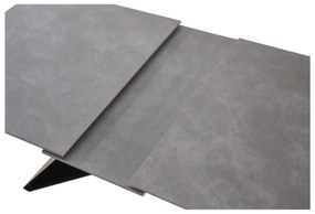 Masă sufragerie Majdan (beton + Negru) (pentru 6 și mai multe persoane). 1101138