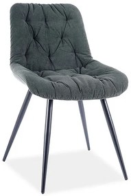 Scaun de sufragerie Parry (verde + Negru). Promo -6%. 1050745