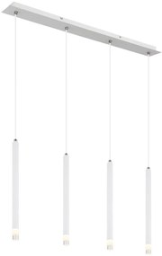 Lustra cu 4 Pendule metal alb RYAN pentru bucatarie