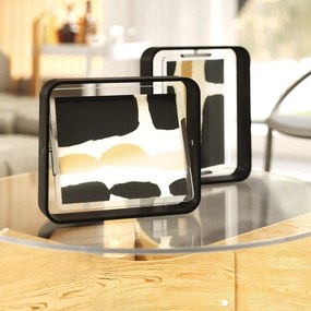 Ramă foto neagră cu picior de susținere din lemn 26x31,5 cm Bellwood – Umbra