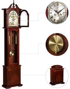Ceas de podea cu pendula EUROPA - 196 cm