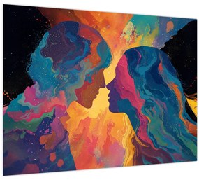 Tablou - Dragoste cosmică (70x50 cm)