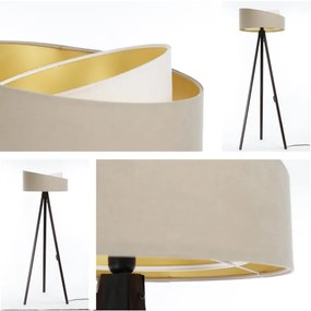 Lampă de podea GALAXY 1xE27/60W/230V bej/wenge