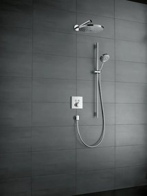 Baterie dus termostatata Hansgrohe Shower Select cu montaj incastrat si 2 iesiri, crom - 15763000