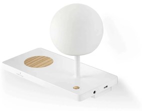 Aplica LED ultramoderna USB / Wireless charger NIKO stanga