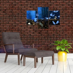 Tablou cu fluturi alabstre (90x60 cm)