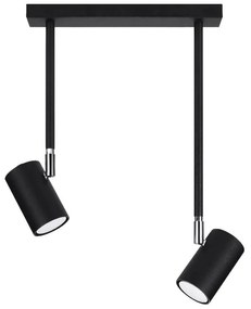 Spot negru 10x30 cm Jones – Sollux