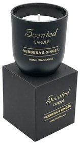 Lumanare parfumata VERBENA  GINGER, pahar sticla 8x7 cm, 120gr