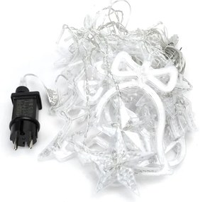 Aigostar - Guirlandă LED de exterior pentru Crăciun 120xLED/6W/230V/8 funcții 3x0,6m IP44 alb rece+telecomandă