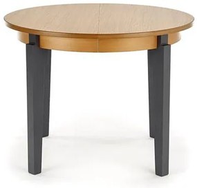 Masă de sufragerie extensibilă 100-200 cm Saras (stejar auriu +grafit) (pentru 6 8 persoane). 1048724