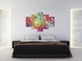 Tablou - Abstracția poligonală (150x105 cm)