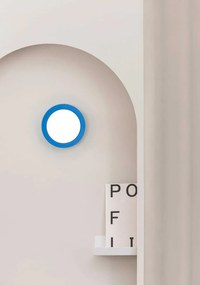 Mini Aplica LED de perete / tavan design modern IP44 MAY Blue