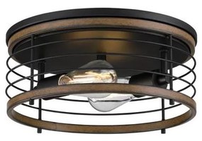 Plafonieră Westinghouse 61250 ACKTON 2xE27/60W/230V lemn recuperat