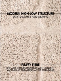 Covor crem țesut manual rotund ø 200 cm Lambeth Jasper – Ted Baker