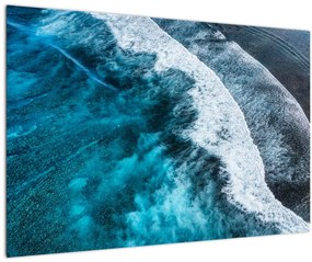 Tablou - Valuri pe mare (90x60 cm)