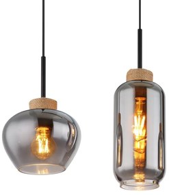 Lustra suspendata 4L design modern MATT negru