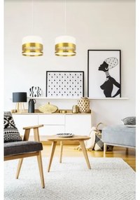 Lustră pe cablu MILO 2xE27/60W/230V aurie