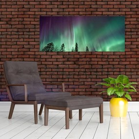 Tablou cu Northern Lights (120x50 cm)