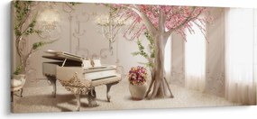 Tablou - Interior de vis cu pian (120x50 cm)