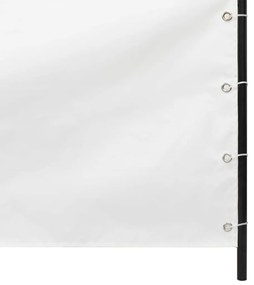 Paravan de balcon, alb, 120x240 cm, tesatura oxford Alb, 120 x 240 cm