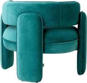 Scaun modern design LUX Chaplin, Savona turquoise