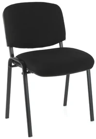 Scaun de conferinta Viva N, picioare negre, negru