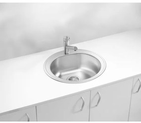 Chiuvetă de bucătărie ALVEUS F1116756 FORM d. 51 cm crom