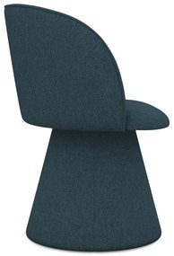 Scaun de sufragerie petrol tapițat Maia – Makamii