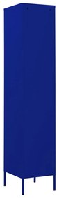 Dulap de vestiar, bleumarin, 35x46x180 cm, otel Bleumarin, 1, 1