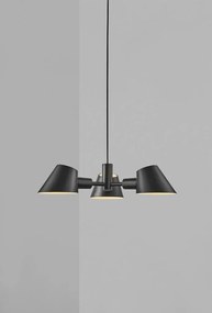 Lustra cu 3 brate design modern STAY negru 2120703003 NL