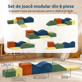 AIYAPLAY Set de 6 Jucării de Construcție Macabre pentru Copii, Hârtie Pergament | Aosom Romania