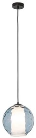 Pendul design modern Pinco negru nisipos, albastru