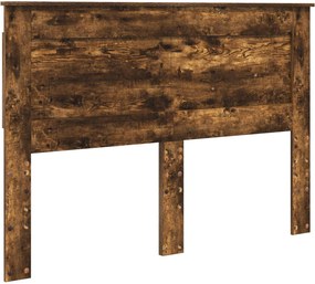 vidaXL Tăblie cap cu headboard Stejar fumuriu 150 cm Lemn compozit