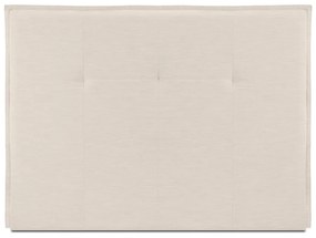 Tăblie de pat bej 200x120 cm Monica – Milo Casa