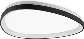 Plafoniera LED design circular GEMINI PL D061 ON-OFF NERO 4000K