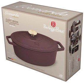 BerlingerHaus Tigaie din fontă cu capac Leonardo 30 cm, 4HOME