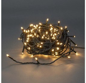 Nedis CLLS180 LED șir exterior Crăciun 180 LED/7 funcții 16,5m IP44 alb cald