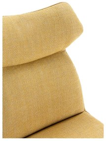 Scaune de dining galben-muștar 2 buc. Dara – Marckeric