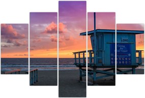 Tablou de pe plaja Santa Monica (150x105 cm)