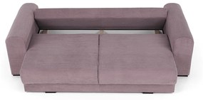 Canapea foarte spatioasa, violet, roz invechit, bej, GILEN BIG SOFA