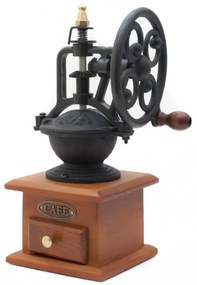 Râșniță de cafea din fontă în stil retro, 22 x 9 x 9 cm