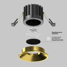 Spot LED incastrabil iluminat tehnic Round D-8cm alama