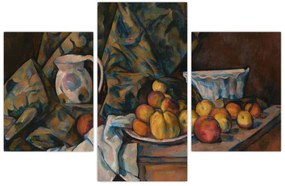 Tablou - Paul Cézanne, Still Life with Apples and Peaches, reproducere (90x60 cm)