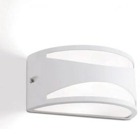 Aplica de perete exterior, protectie IP54, Shell alb