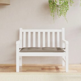 vidaXL Pernă bancă de grădină, gri taupe, 110x50x7 cm, material oxford