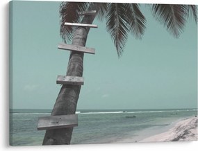 Tablou - Palma în Caraibe (70x50 cm)