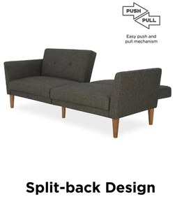 Canapea extensibilă gri 205 cm Regal - Novogratz